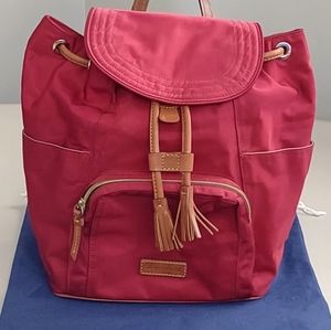 Dooney & Bourke Murphy Backpack Red Vinyl